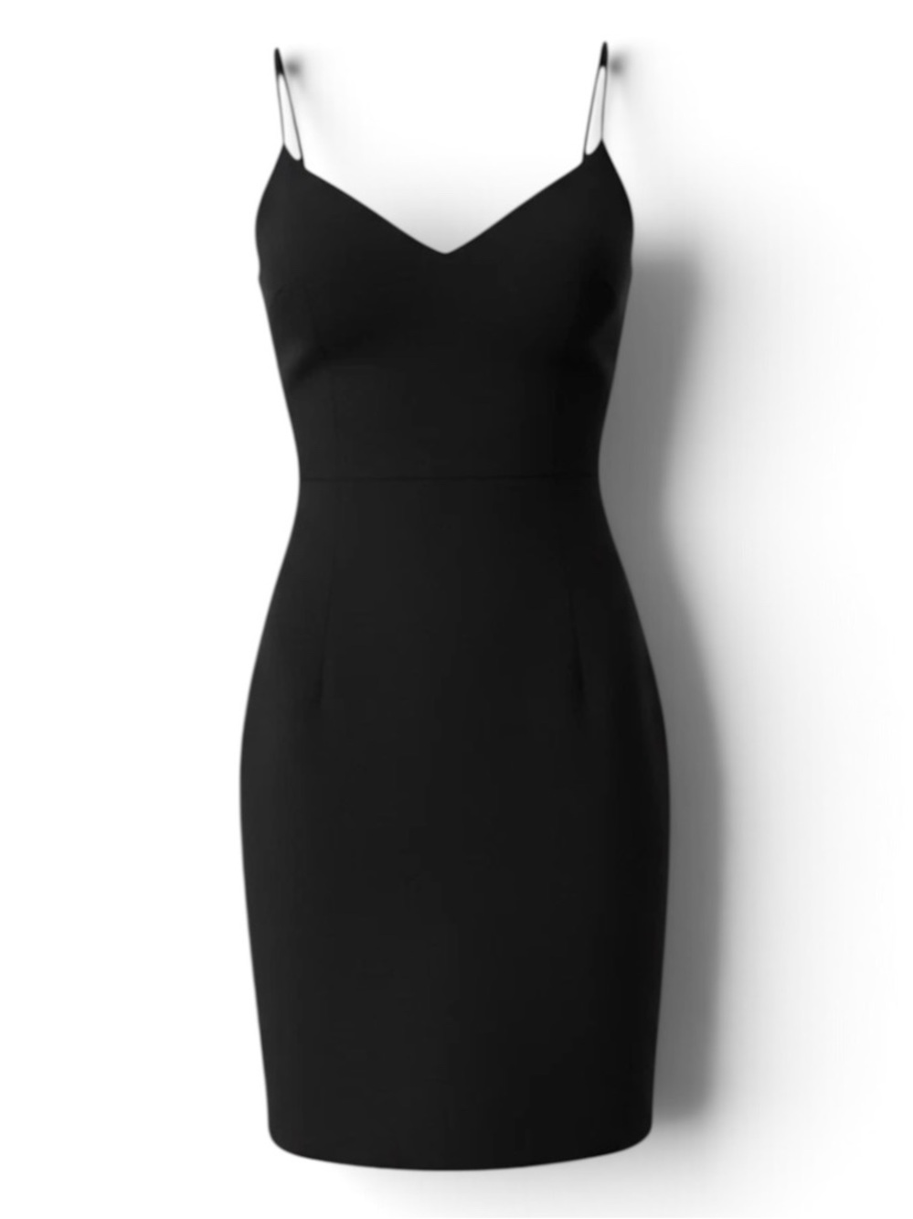 St. John Evening Black Sleeveless Sweetheart Neckline Knit Dress Size 6